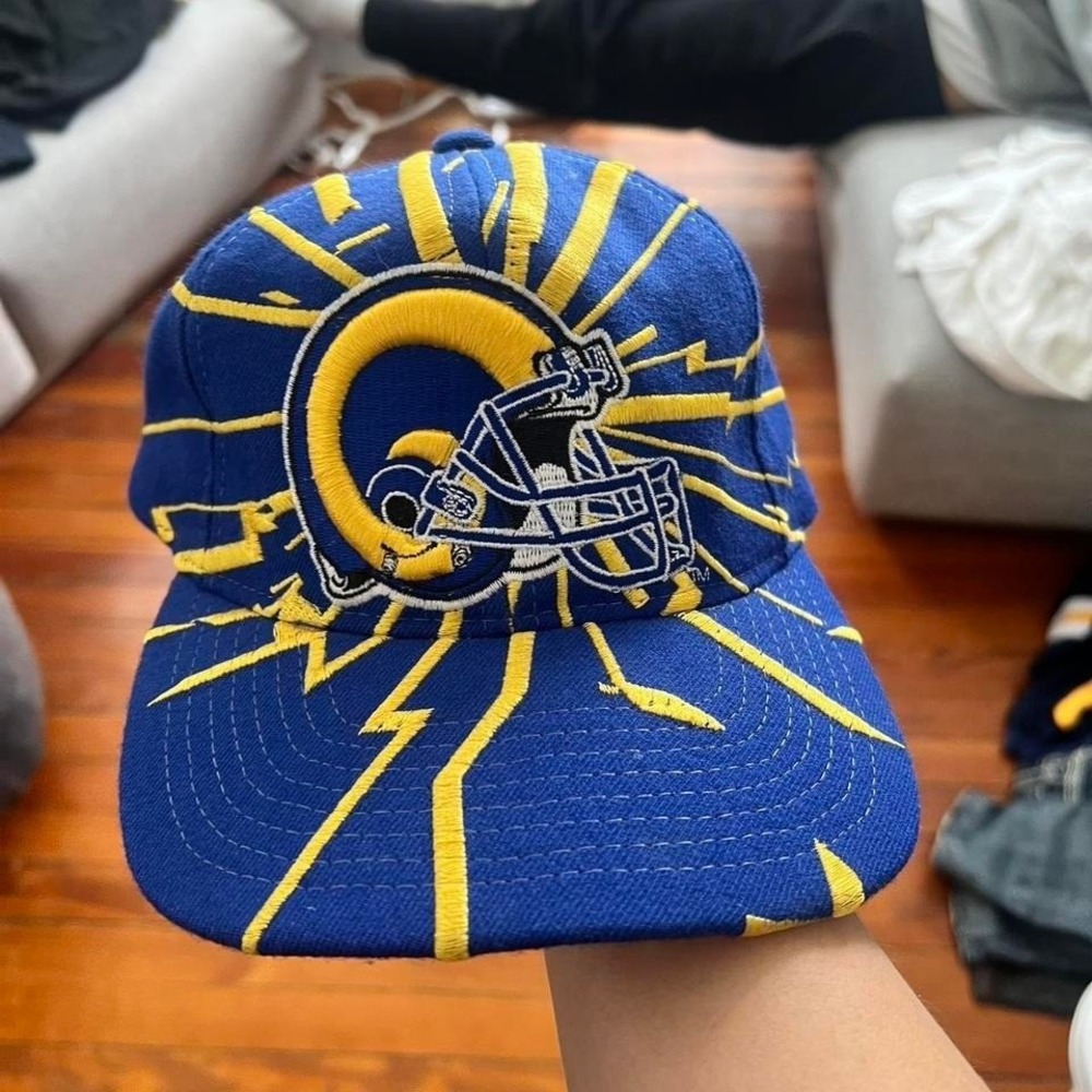 1990s Los Angeles Rams "Collision" Vintage SnapBack Hat